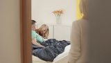Wild man having extremely long penis is pleasing two slutty blondes with great pleasure. He is drilling their awesome holes in different moves.
