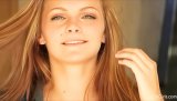 With her cheerful face and an amazing body, this redhead is one of the hottest gals to ever star in a porn movie. Watch her dildo-fuck herself.